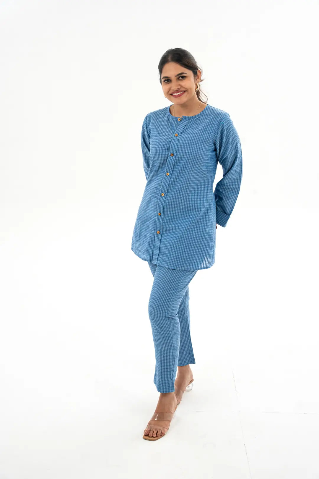 Maternity lace dress for a romantic look Breeze Check Feeding Co-ord