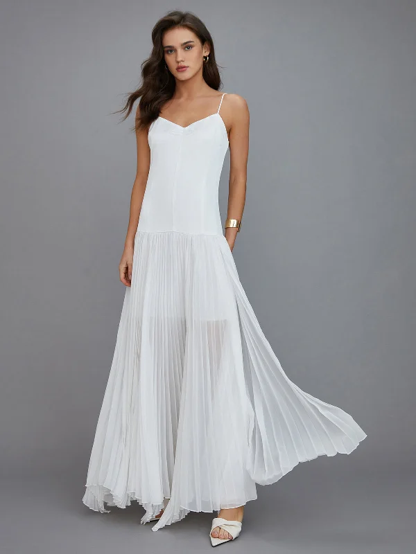 Faux Fur - Lined Casual Dresses for Winter Warmth​ Semi-Sheer Vacation Long Dress