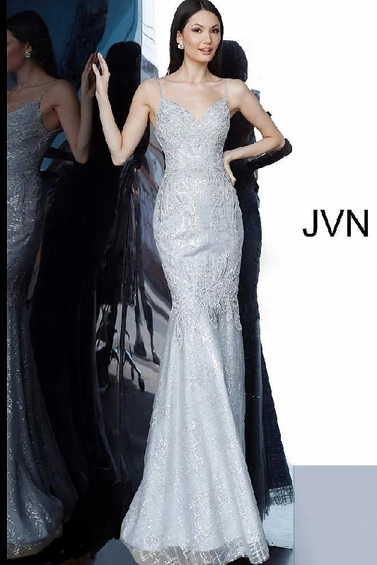 Silk wedding dresses with a smooth and luxurious feel​ Jovani 68134 Long Formal Prom Gown