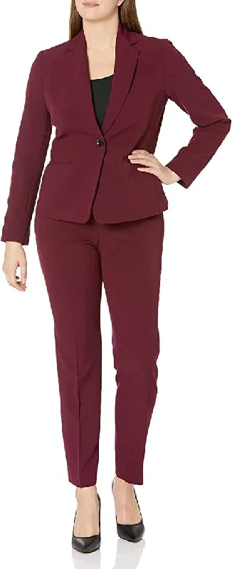 Maternity dress for a city sightseeing trip Le Suit Formal One Button Jacket Two Piece Pan Suit