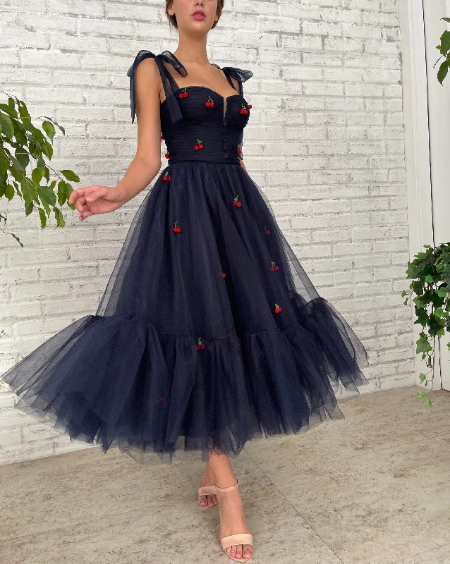 Mini dresses with high - low hems for a modern twist Mirage Cherry Dress