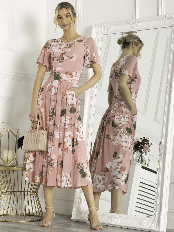 Sheath midi dresses with beaded embellishments for a formal occasion Jolie Moi Giana Mesh Maxi Dress, Mauve Sheath midi dresses with beaded embellishments for a formal occasion Jolie Moi Giana Mesh Maxi Dress, Mauve