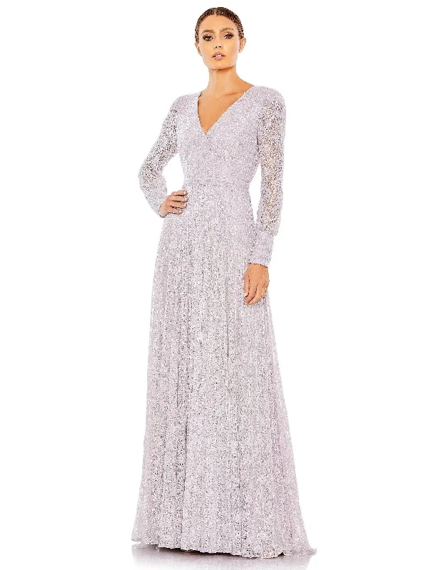 Maternity dress for a baby's first visit to the circus Mac Duggal 93679D Mother of the Bride Long Gown