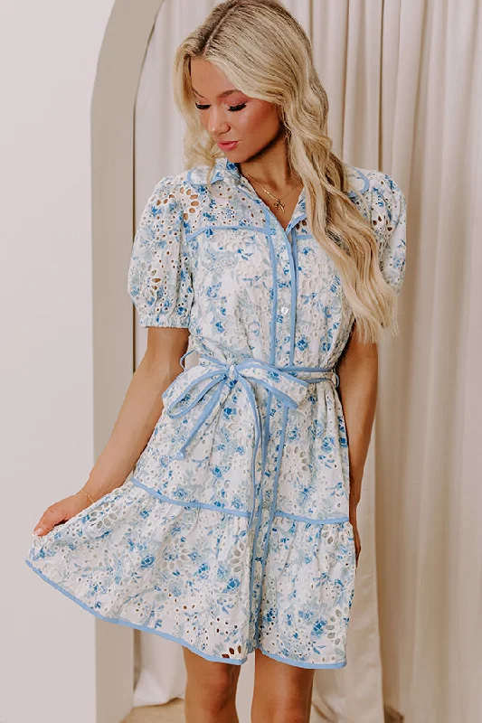 Mini dresses with off - the - shoulder styles Sweet Embrace Floral Eyelet Mini Dress Mini dresses with off - the - shoulder styles Sweet Embrace Floral Eyelet Mini Dress