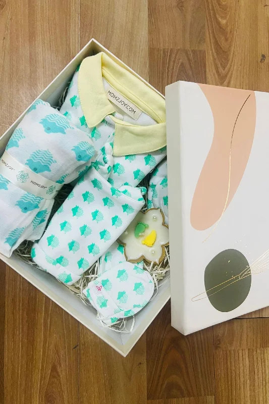 Maternity dress for a fall harvest festival New Baby Welcome Gift Box