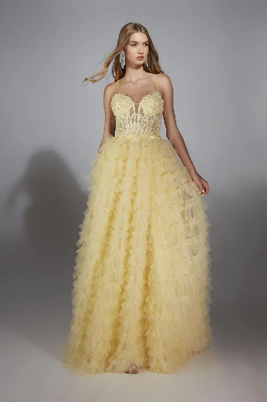 Mini dresses with V - necklines for a flattering shape Alyce Prom Dress 61911