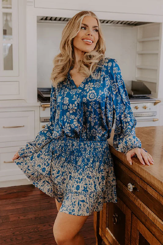 Mini dresses with polka dot patterns Spring Fling Floral Mini Dress