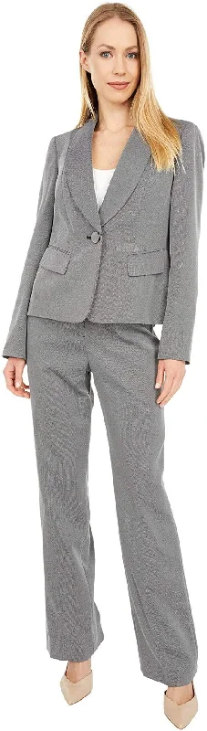 Maternity dress for a New Year's Eve celebration Le Suit Formal Shawl Collar Two Piece Pant Suit