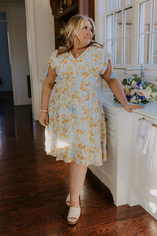 Mini dresses with pleated skirts for a classic look Kind Moment Floral Mini Dress Curves