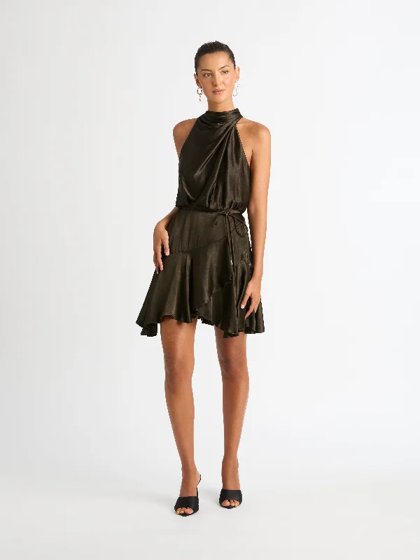 Mini dresses with fringe for a bohemian style MACY DRESS