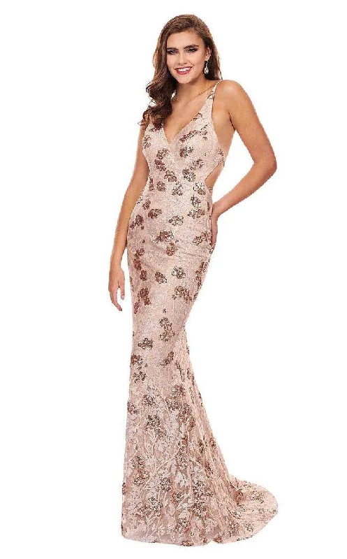 Princess - style wedding dresses with a full skirt​ Rachel Allan Prom Long Formal Trumpet Dress 6633