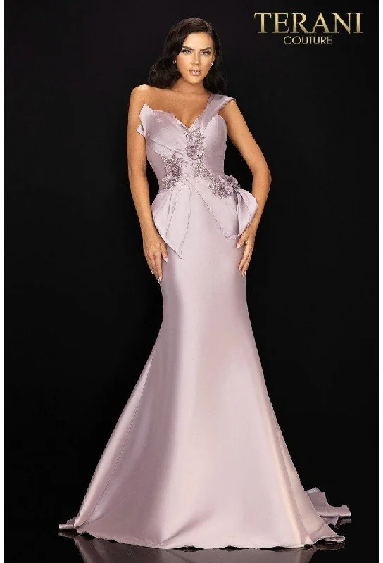 Wedding dresses with a built - in petticoat for added volume​ Mauve 18 Terani Couture 2011M2160 Mauve 10 Sale