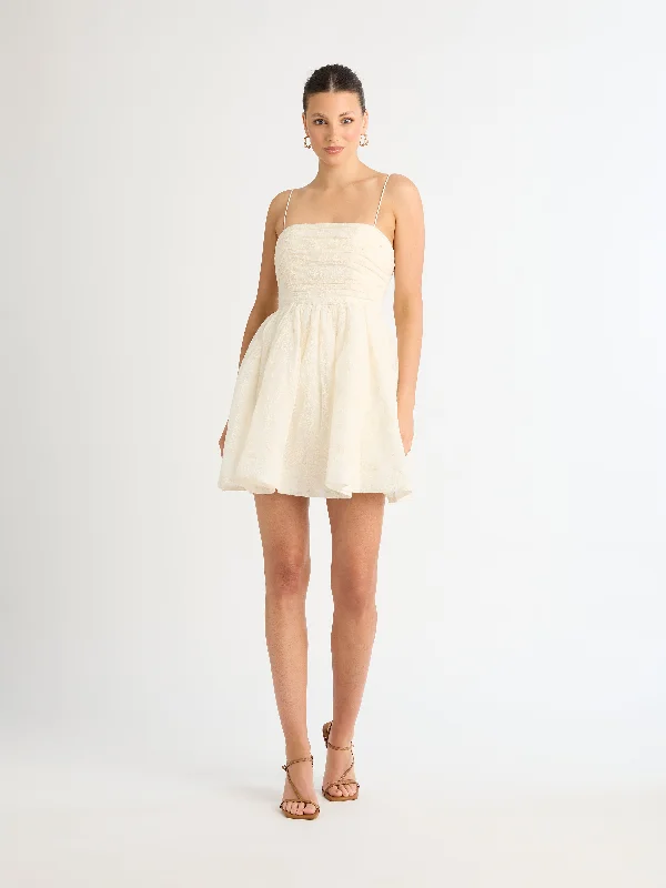 Mini dresses with cold - shoulder designs LARA MINI DRESS