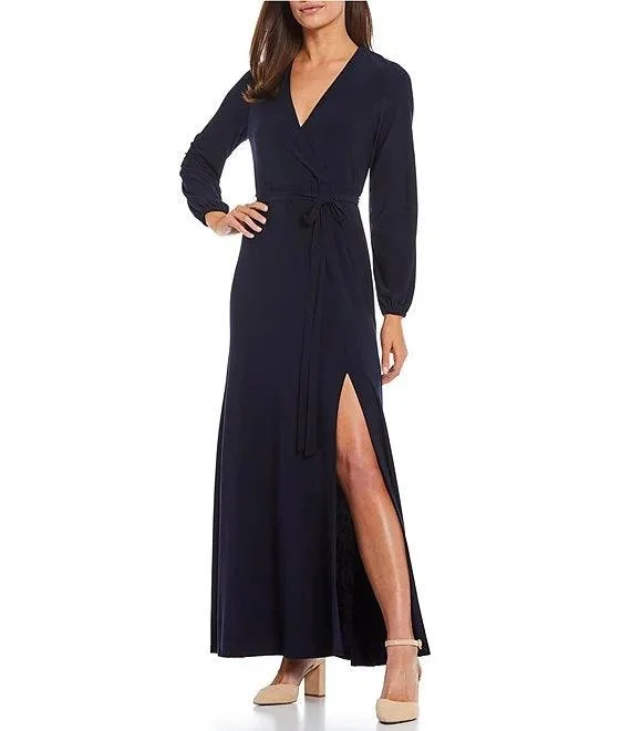 Maternity dress for a picnic in the park Marina Long Sleeve Formal Evening Dress