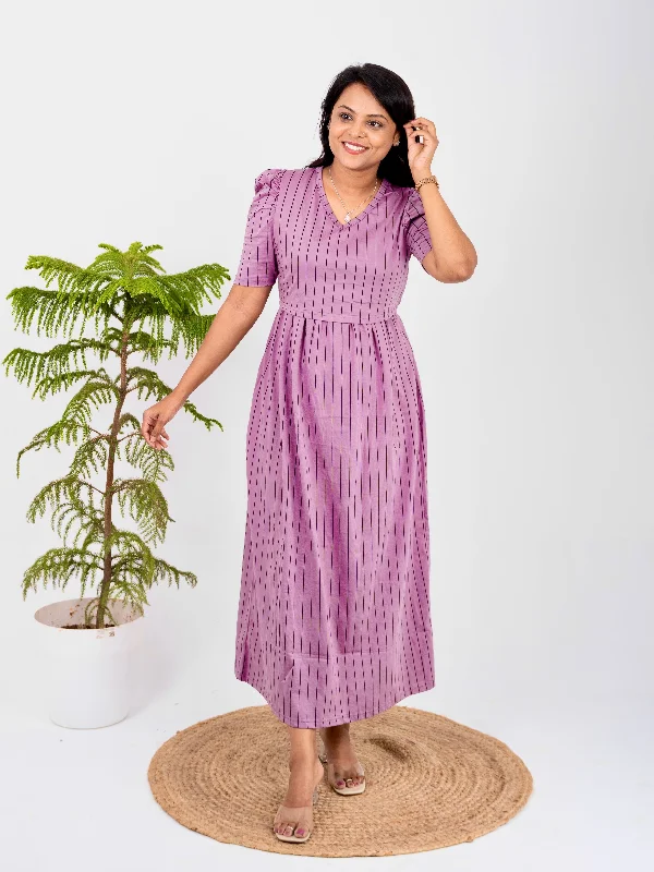 Maternity dress for a baby's first visit to the rose garden Maxi Dusty pink  Light Weight Dress( PREMIUM QUALITY)