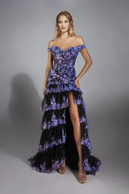 Mini dresses with fringe for a bohemian style Alyce Prom Dress 61900