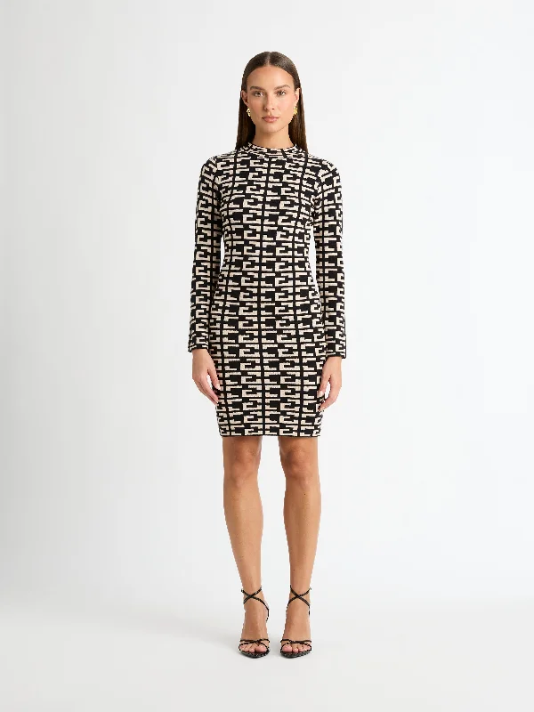 Mini dresses with tiered skirts for added volume MONTE CARLO KNIT DRESS