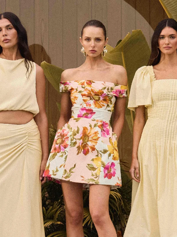 Ruffled mini dresses for a romantic touch JULIETTE MINI DRESS