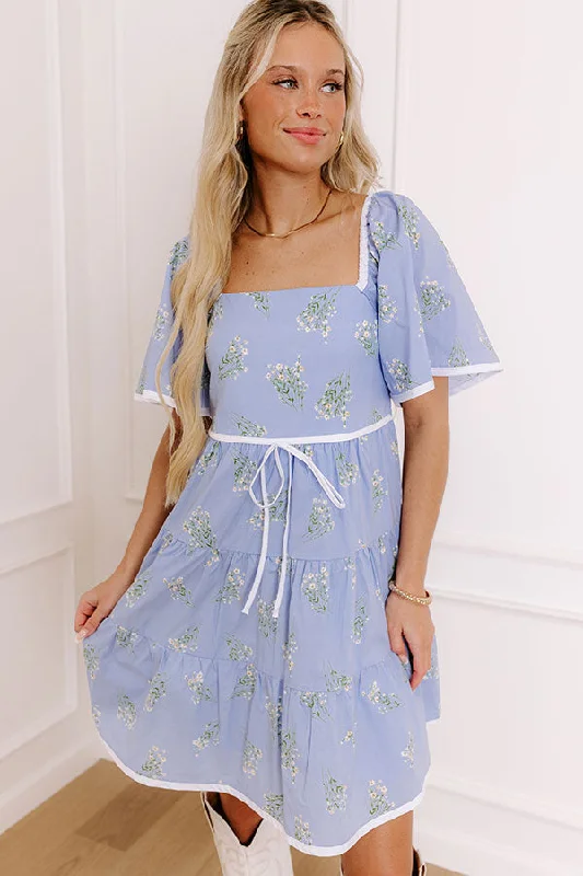 Floral print mini dresses for summer parties Meadow Muse Floral Mini Dress
