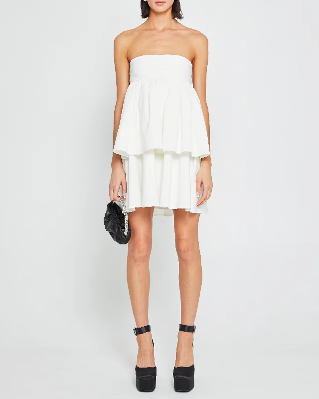 Midi dresses with fringe details for a fun and energetic style Delphine Dress