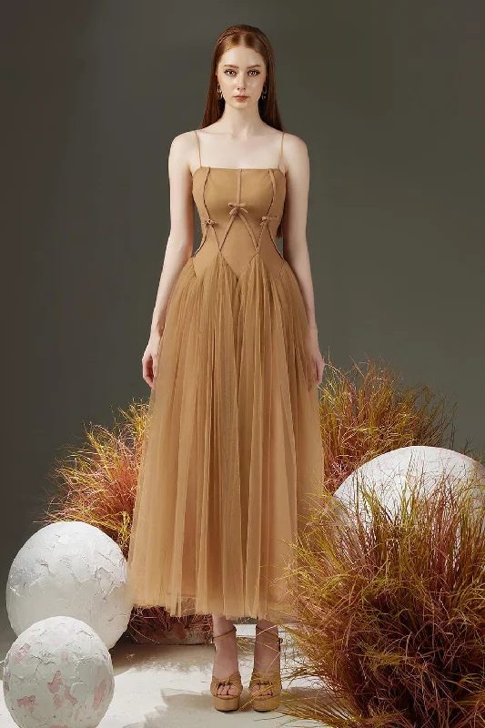 Midi dresses with pleated skirts for a timeless and elegant appeal Bryant Pleated Camisole Taffeta Silk Midi Dress Midi dresses with pleated skirts for a timeless and elegant appeal Bryant Pleated Camisole Taffeta Silk Midi Dress