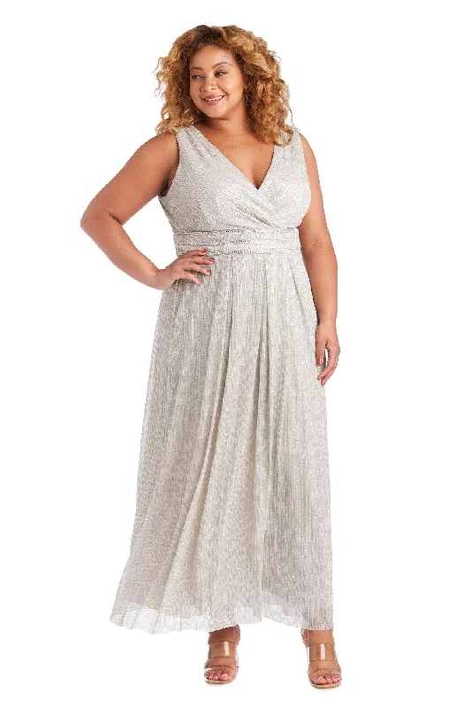 Strapless tulle wedding dresses for a fairy - tale feel​ R&M Richards 7068W Long Plus Size Formal Dress Sale
