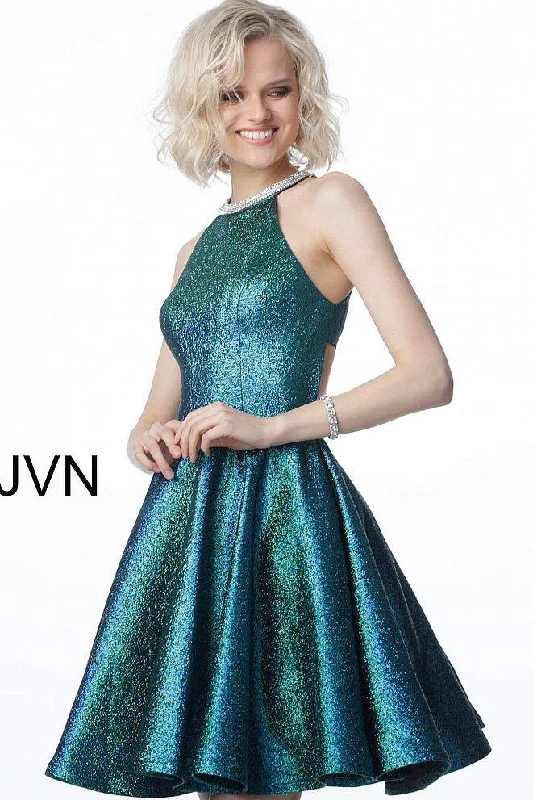 Wedding dresses with a lace - trimmed veil attachment​ Jovani 2612 Sexy Short Prom Dress