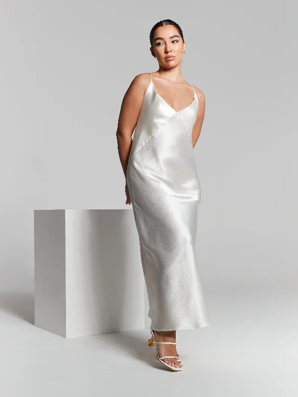 Midi dresses with off - the - shoulder necklines for a flirty look InFlair Cowl Back Midi Slip Dress Midi dresses with off - the - shoulder necklines for a flirty look InFlair Cowl Back Midi Slip Dress