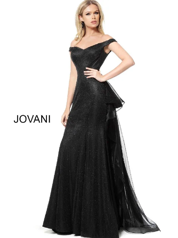 Appliqued wedding dresses with 3D floral designs​ Jovani 2308 Long Formal Prom Dress