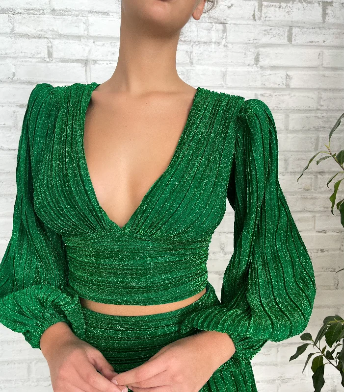 Cotton mini dresses for a comfortable everyday option Emerald Femme Blouse