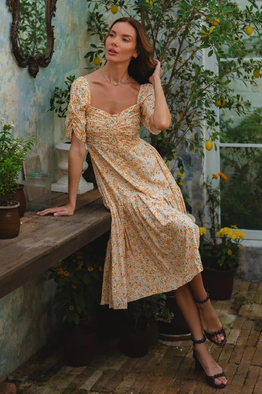 Ombre - Dyed Casual Dresses for a Gradient Effect​ Lilit Midi Dress