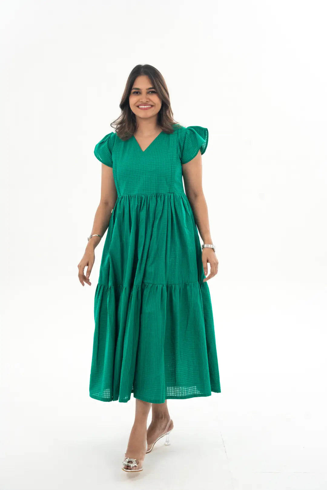 Maternity denim dress for a casual vibe Willow Charm Feeding Dress