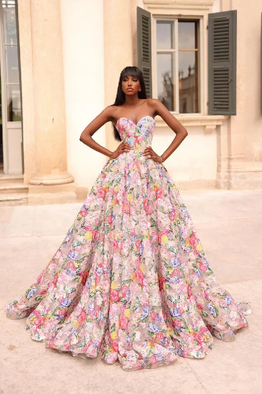 Mini dresses with ribbed textures for a unique appearance Alyce Prom Dress 61913