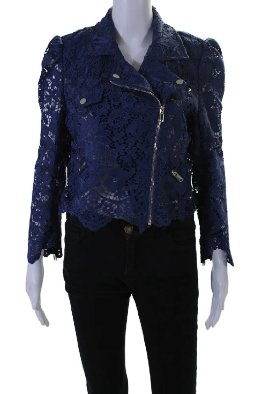 Oversized women's wool coats in a monochromatic look for a trendy outfitGeneration Love Women's Collared Long Sleeves Full Zip Lace Jacket Blue Oversized women's wool coats in a monochromatic look for a trendy outfitGeneration Love Women's Collared Long Sleeves Full Zip Lace Jacket Blue