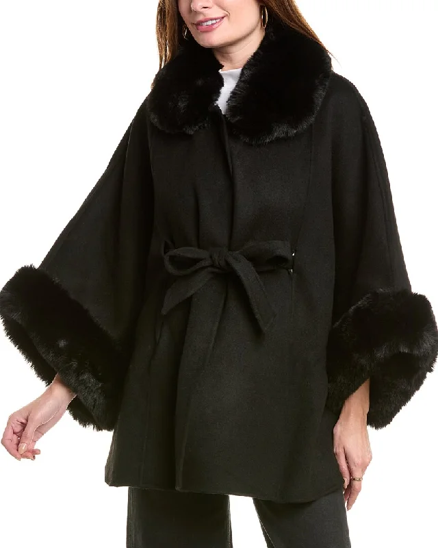Water - resistant women's trench coats with adjustable cuffs for rainy daysLa Fiorentina Cape Water - resistant women's trench coats with adjustable cuffs for rainy daysLa Fiorentina Cape