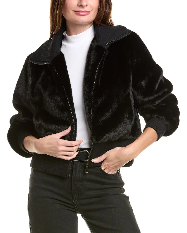 Women's faux fur coats in bright colors for a bold fashion statementLa Fiorentina Cropped Jacket Women's faux fur coats in bright colors for a bold fashion statementLa Fiorentina Cropped Jacket
