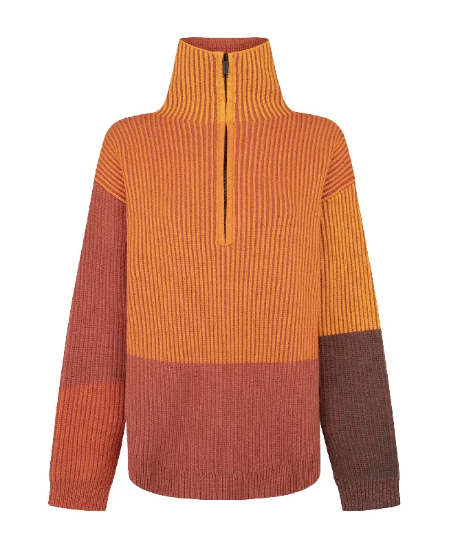 Open - Front Women's Cardigan - Style Mohair SweatersHINTERLAND ZIP THRU SWEATER