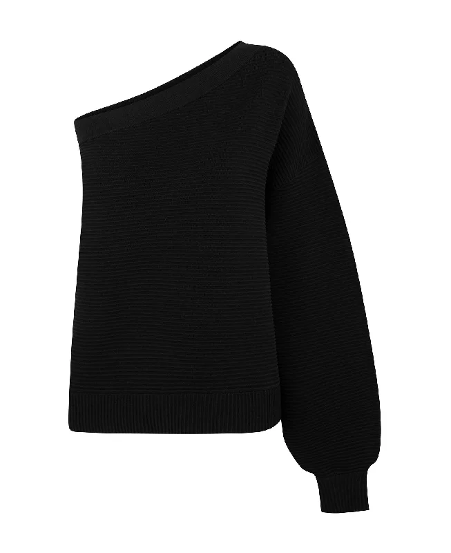 Split - Hem Women's Linen Blend Sweaters for SpringORGANIC ASYM SWEATER