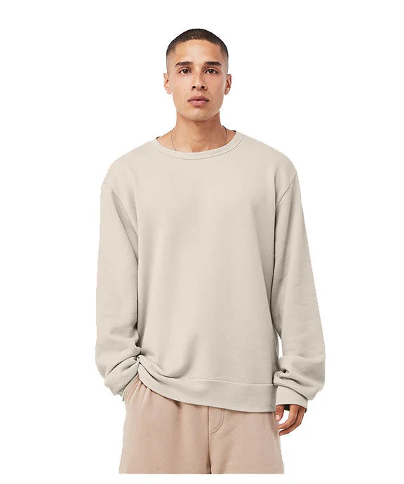 Women's fleece - lined hoodie with thumbholes for warmth in winter3911 - Bella + Canvas Unisex Classic Crewneck Sweatshirt | Heather Dust