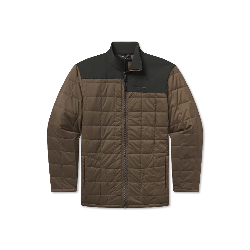 Women's bomber jackets with a holographic finish for a futuristic and eye - catching lookFalcon Hill Quilted Jacket