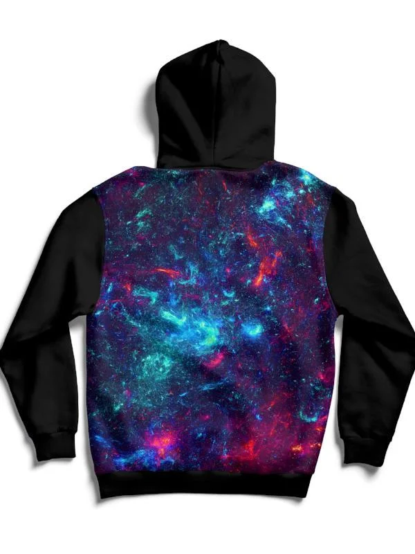 Women's sherpa - lined hoodie for extreme cold weather outdoor activitiesGalaxy 40 Back Panel Unisex Hoodie