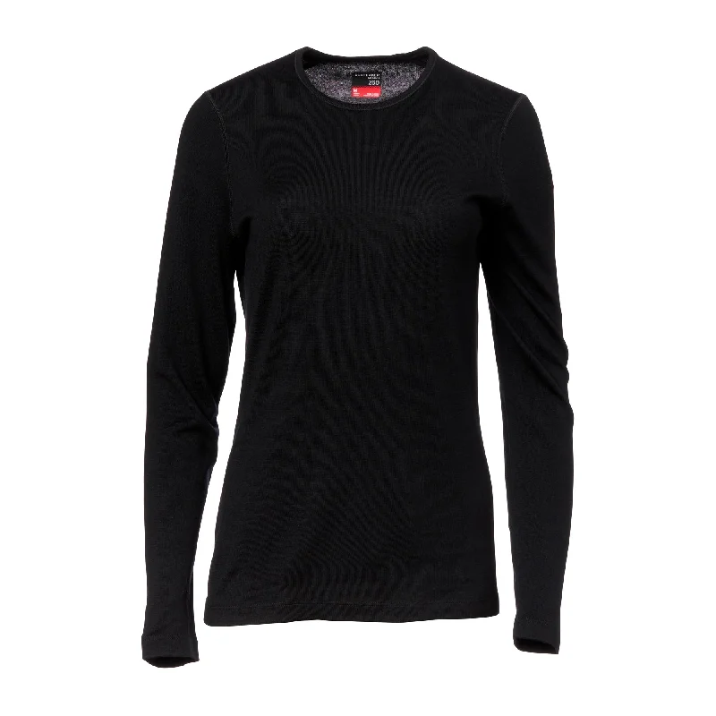 Women's long - sleeve cropped sweatshirt with ribbed cuffs for a snug fitTech Merino 260 Long Sleeve Shirt Women Women's long - sleeve cropped sweatshirt with ribbed cuffs for a snug fitTech Merino 260 Long Sleeve Shirt Women