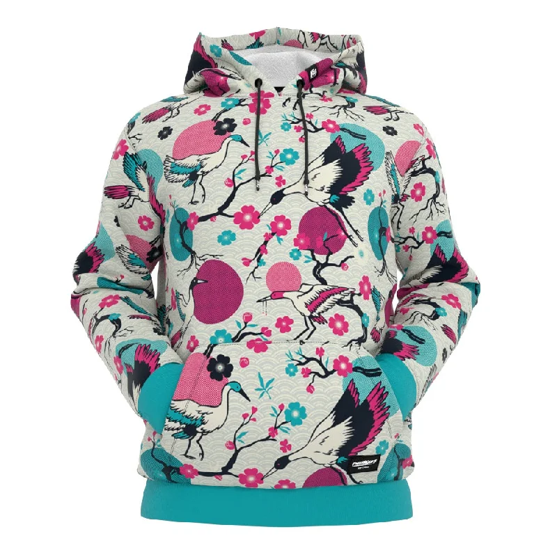 Women's hoodie with a kangaroo pocket and a pom - pom drawstring for added charmJapanese Hoodie Women's hoodie with a kangaroo pocket and a pom - pom drawstring for added charmJapanese Hoodie
