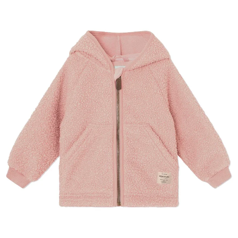 Women's double - breasted tweed jackets in classic colors for a sophisticated office lookMini A ture Adobe Rose Liff Teddy Fleece Jacket Women's double - breasted tweed jackets in classic colors for a sophisticated office lookMini A ture Adobe Rose Liff Teddy Fleece Jacket