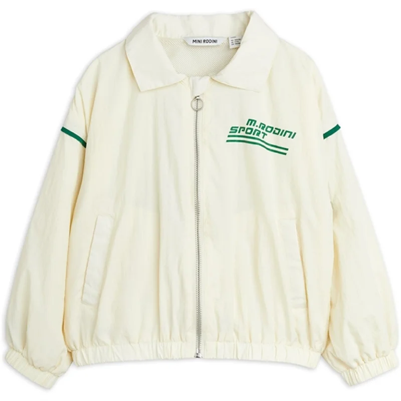 Women's shearling - lined suede jackets for ultimate warmth and luxuryMini Rodini Weight Lifting Sp Jacket Offwhite Women's shearling - lined suede jackets for ultimate warmth and luxuryMini Rodini Weight Lifting Sp Jacket Offwhite
