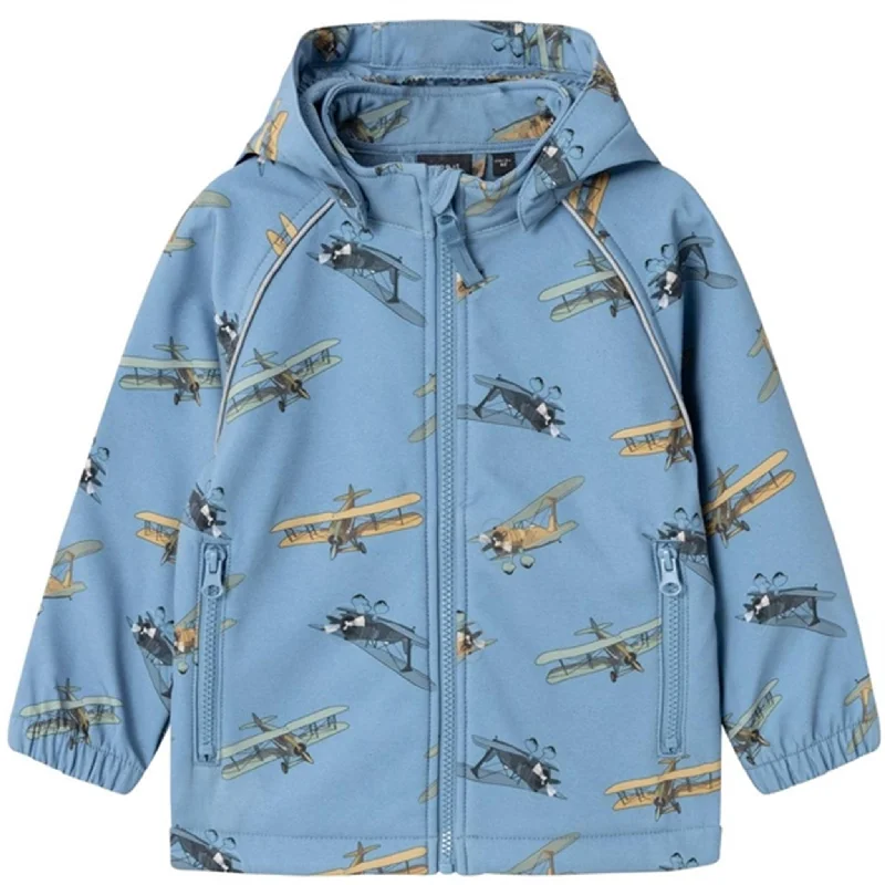 Women's trench coats with a removable belt for customizable stylingName it Coronet Blue Alfa08 Softshell Jacket Airplane Women's trench coats with a removable belt for customizable stylingName it Coronet Blue Alfa08 Softshell Jacket Airplane