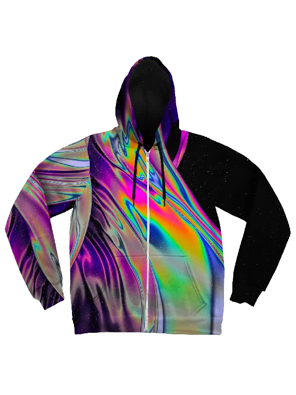 Women's hoodie with a glittery print for a glamorous and sparkly appearanceNuit Blanche Unisex Hoodie