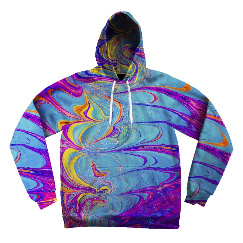 Women's pullover hoodie with a side slit for a modern and relaxed fitSapphire Sea Unisex Hoodie