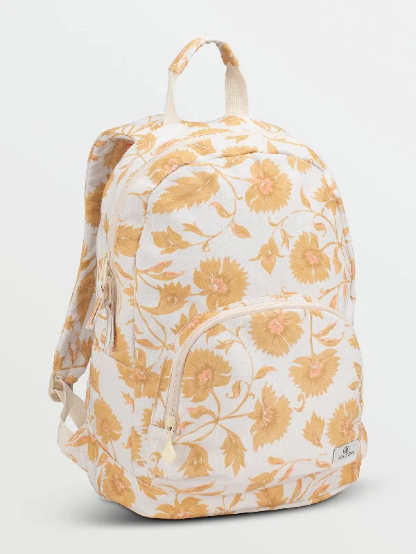 Women's denim jackets with distressed details for a casual and edgy lookSchoolyard Canvas Backpack - Dust Gold Women's denim jackets with distressed details for a casual and edgy lookSchoolyard Canvas Backpack - Dust Gold