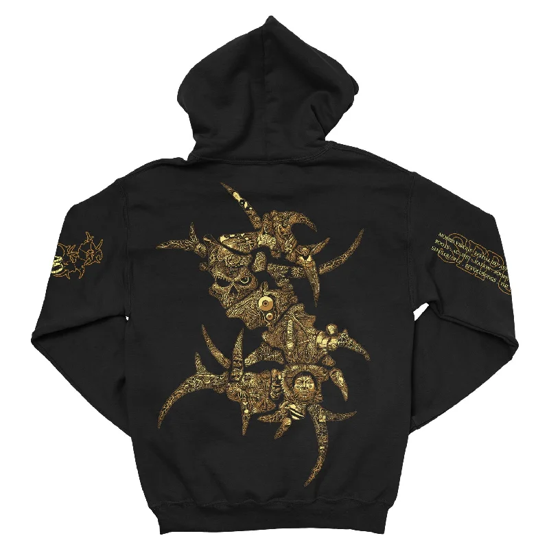Women's cropped sweatshirt with a slogan graphic for a fun and expressive lookSepultura "Discography" Zip Hoodie Women's cropped sweatshirt with a slogan graphic for a fun and expressive lookSepultura "Discography" Zip Hoodie